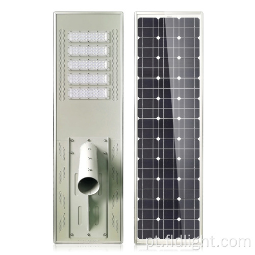 Lâmpada de rua led solar integrada de alto lúmen de 120 watts
